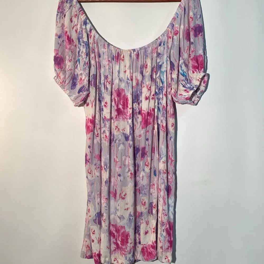DEX - Pretty Floral Dress. Size M - Picture 2 of 6